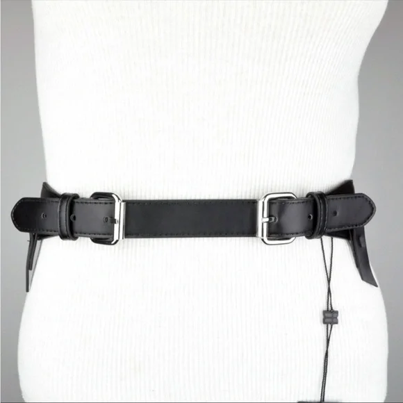 BCBGMaxAzria | Accessories | Bcbg Waist Belt Black Vegan  display picture 3